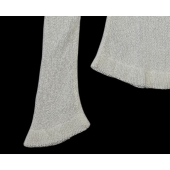 PrettyLittleThing Sweater Top Womens 3XL White Plus Sheer Knit Long Sleeve New - Picture 5 of 13